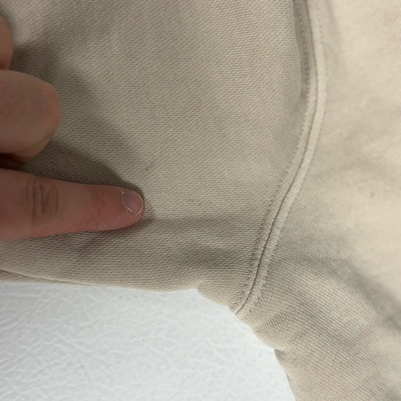 In My Mom Era Pullover Cream Sweatshirt Embroidered Crewneck Women Medium - Picture 6 of 11